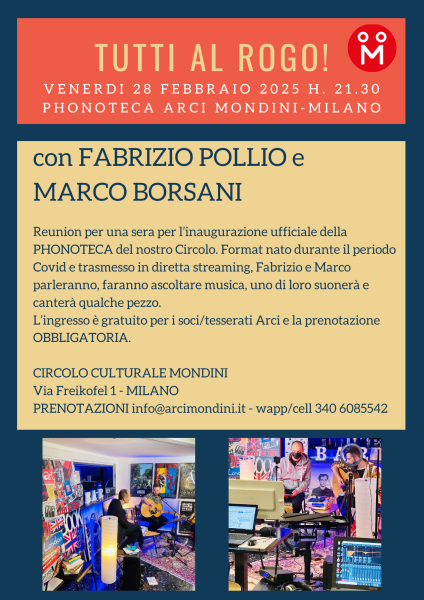 TUTTI AL ROGO! con Fabrizio Pollio e Marco Borsani