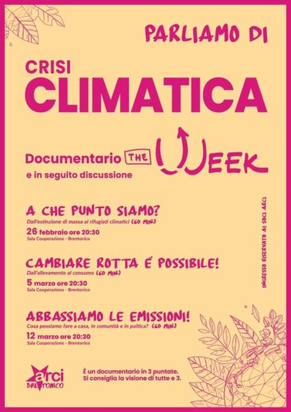 Parliamo di crisi climatica -  a che punto siamo?