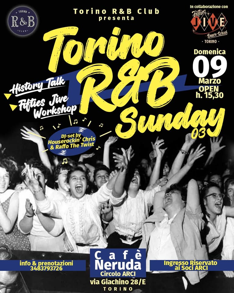 Torino R&B Sunday #03 Cafe Neruda