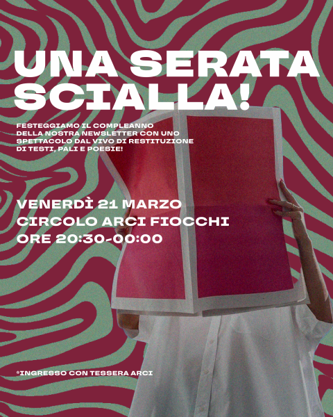 UNA SERATA SCIALLA!