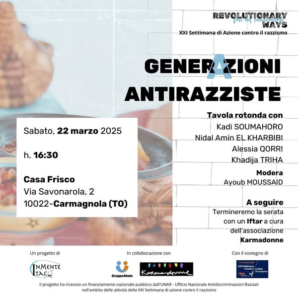 GENERAZIONI ANTIRAZZISTE