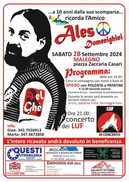 A 10 anni dalla scomparsa il Gem ricorda l’amico  Ales Domenighini