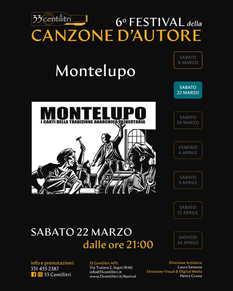 6º festival della canzone d’autore - Montelupo
