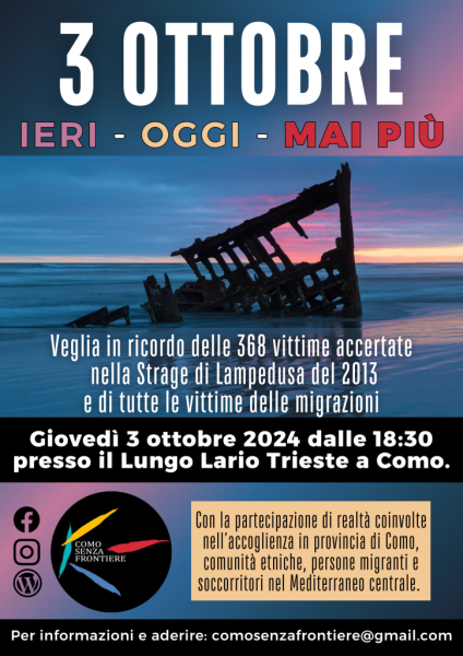 3 ottobre: ieri, oggi, mai più!