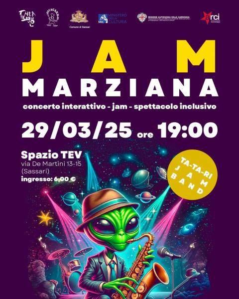 JAM MARZIANA - concerto interattivo - jam - spettacolo inclusivo
