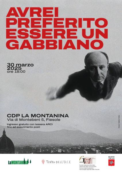Domenica 30 Marzo ore 18 - Teatro dell'Elce "Avrei preferito essere un gabbiano"