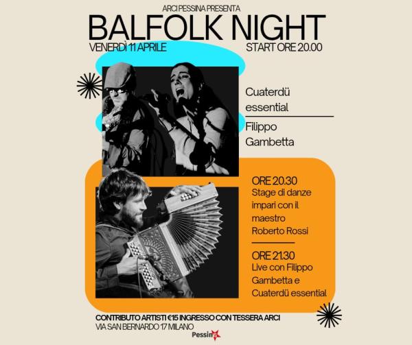 Balfolk presenta Cuaterdü essential & Filippo Gambetta