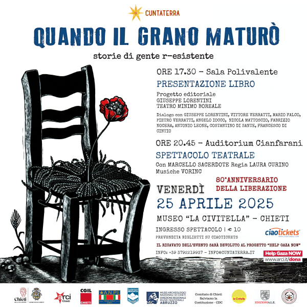 PRESENTAZIONE DEL LIBRO "QUANDO IL GRANO MATURÒ | Storie di gente r-esistente"