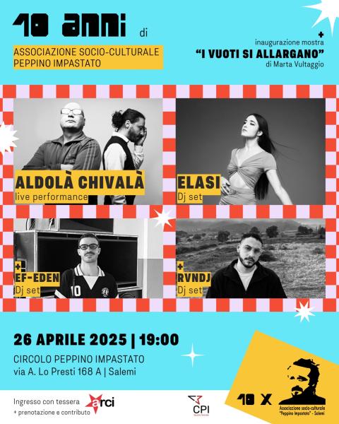10 anni di Associazione socio-culturale Peppino Impastato