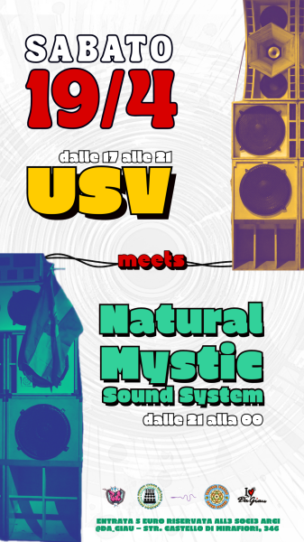 Reggae Double Sound System — USV meets Natural Mystic Sound
