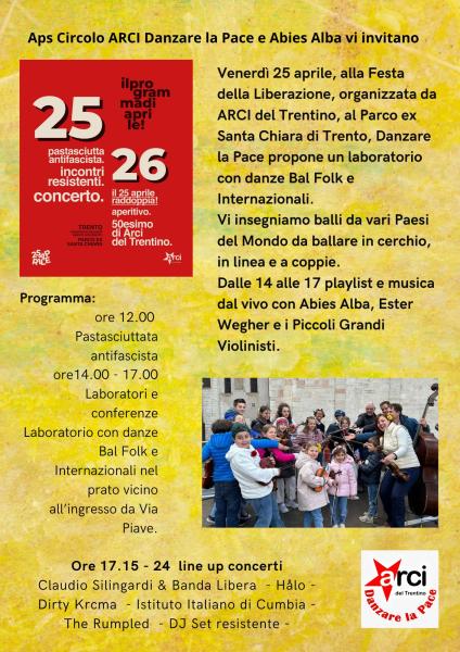 laboratorio con danze Bal Folk e Internazionali.