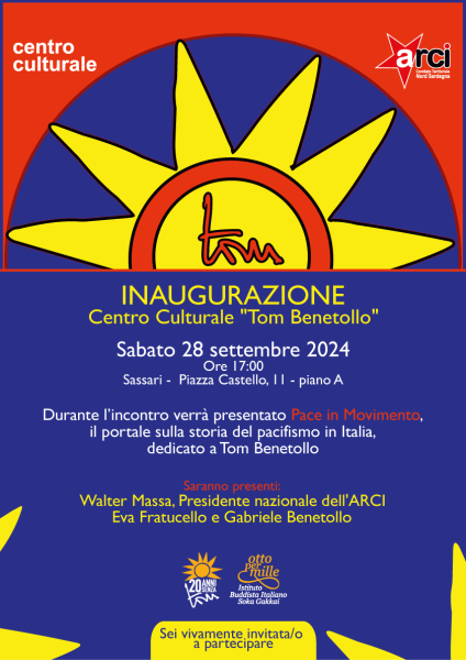 Inaugurazione del Centro Culturale Tom Benetollo