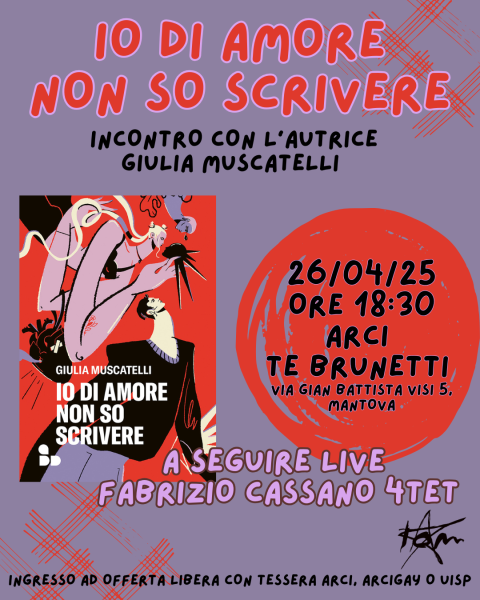 PRESENTAZIONE LIBRO "IO DI AMORE NON SO SCRIVERE"