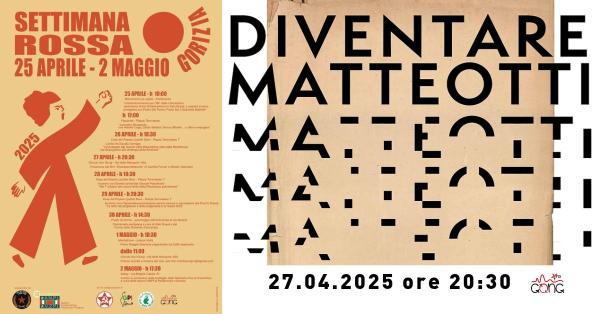 Proiezione di "Diventare Matteotti"