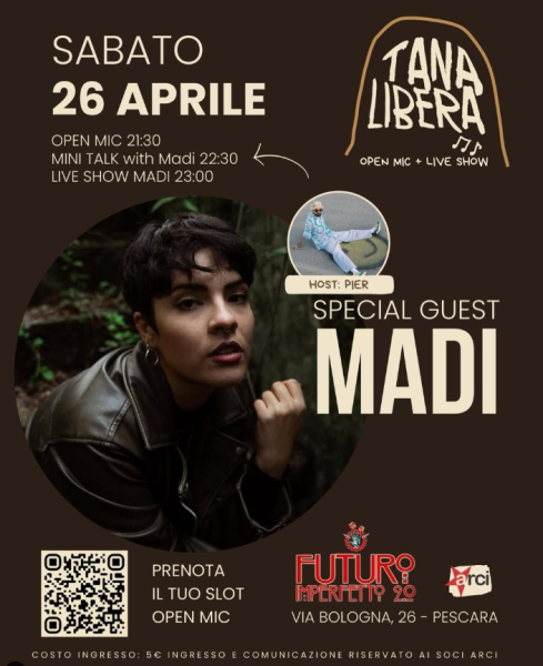 TANA LIBERA: OPEN MIC + LIVE SHOW