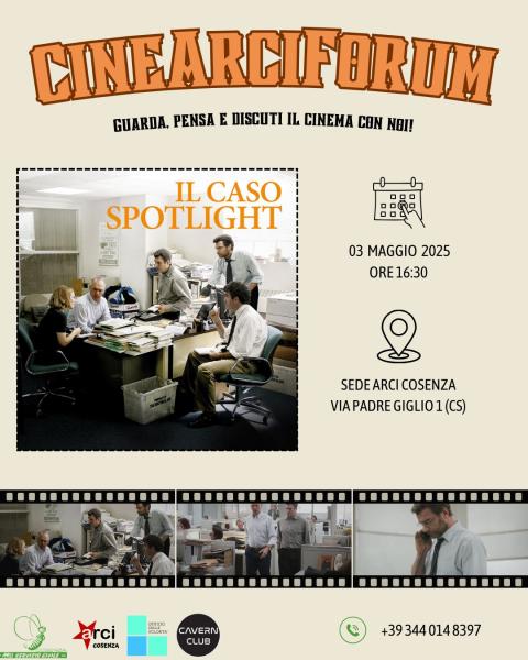 ARCICINEFORUM – Proiezione speciale