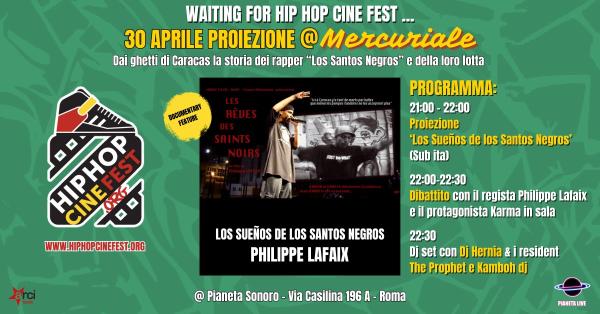 📽️🎶 Waiting for 𝗛𝗶𝗽 𝗛𝗼𝗽 𝗖𝗶𝗻𝗲 𝗙𝗲𝘀𝘁 @Mercuriale: "Los Sueños de los Santos Negros"