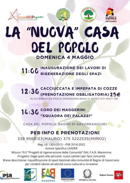 La “Nuova” Casa del Popolo – Bagno di Gavorrano