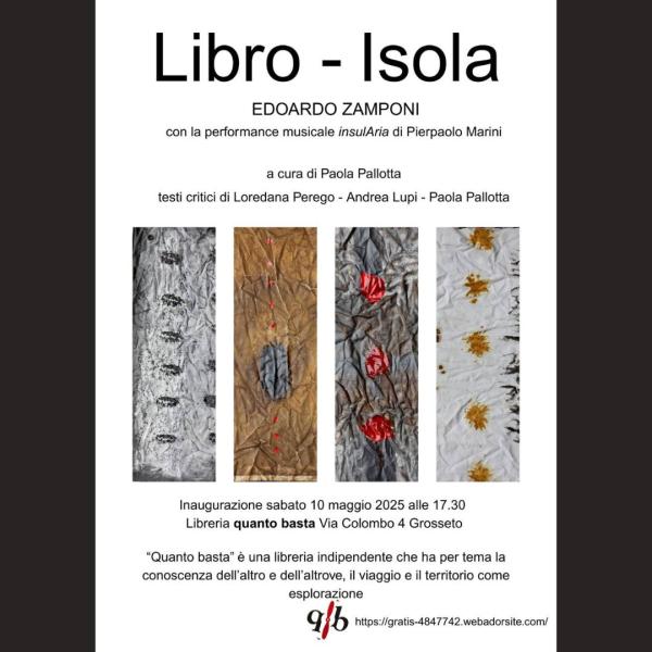 𝐼𝑛𝑎𝑢𝑔𝑢𝑟𝑎𝑧𝑖𝑜𝑛𝑒 𝑑𝑒𝑙𝑙𝑎 𝑚𝑜𝑠𝑡𝑟𝑎 𝐿𝑖𝑏𝑟𝑜 - 𝐼𝑠𝑜𝑙𝑎 𝑑𝑖 𝐸𝑑𝑜𝑎𝑟𝑑𝑜 𝑍𝑎𝑚𝑝𝑜𝑛𝑖 𝑎 𝑐𝑢𝑟𝑎 𝑑𝑖 𝑃𝑎𝑜𝑙𝑎 𝑃𝑎𝑙𝑙𝑜𝑡𝑡𝑎.