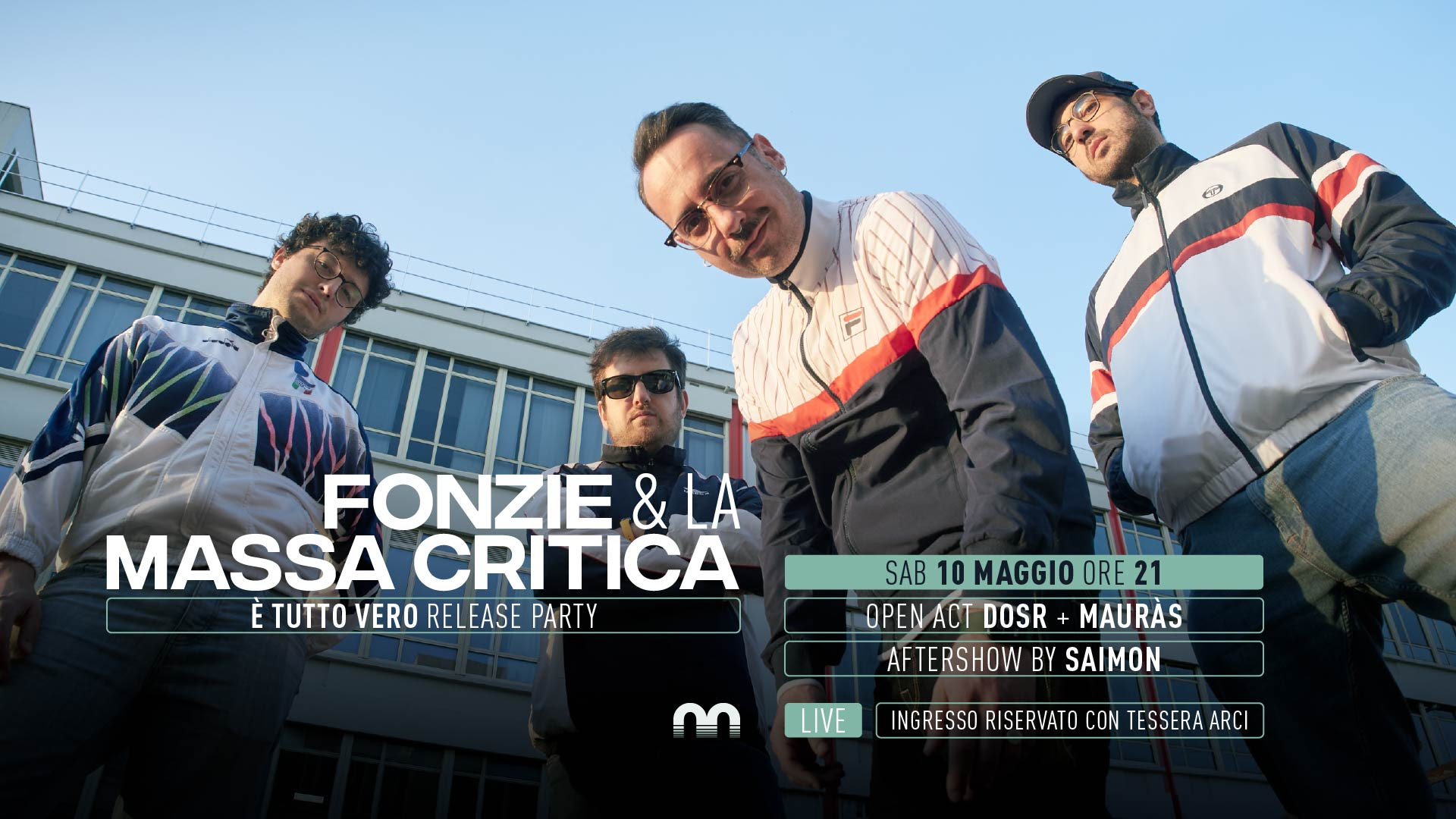 Fonzie e la Massa Critica – “E’ tutto vero” release party / open act: Dosr + Mauràs