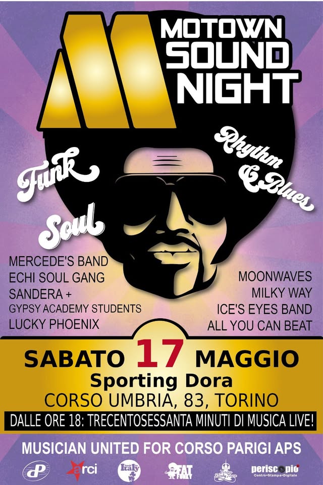 MOTOWN SOUND NIGHT - Musician united for Corso Parigi