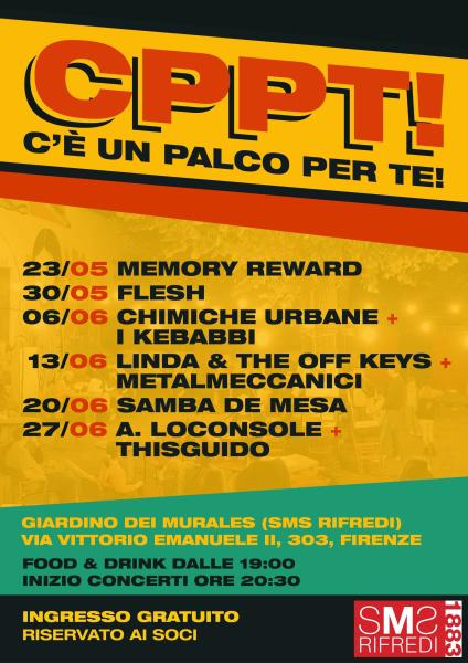 CPPT - C'è un palco per te: Memory Reward: duo strumentale Rock anni '80