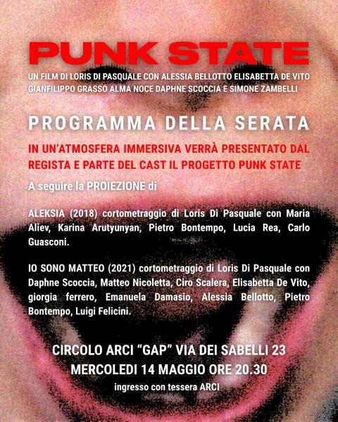 🎥 SERATA CROWDFUNDING DEL PROGETTO "PUNK STATE"