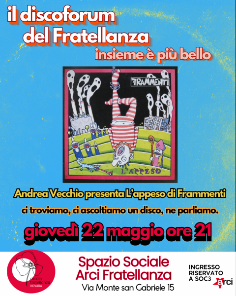 #discoforum, ascolto e discussione | L'appeso de I Frammenti