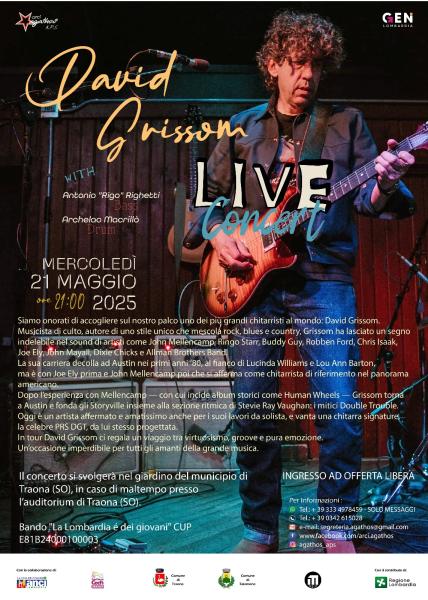 Concerto di David Grissom Trio