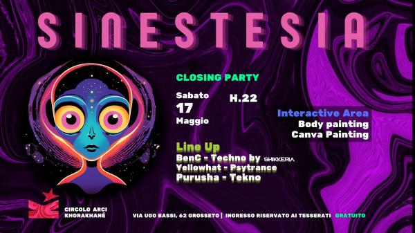 SINESTESIA - closing party