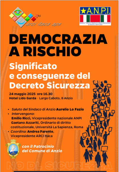 DEMOCRAZIA A RISCHIO - Significato e conseguenze del decreto sicurezza