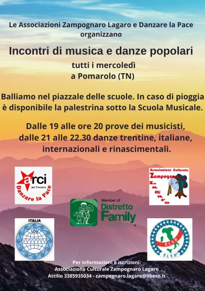 Incontri del mercoledì, Musica e balli folk
