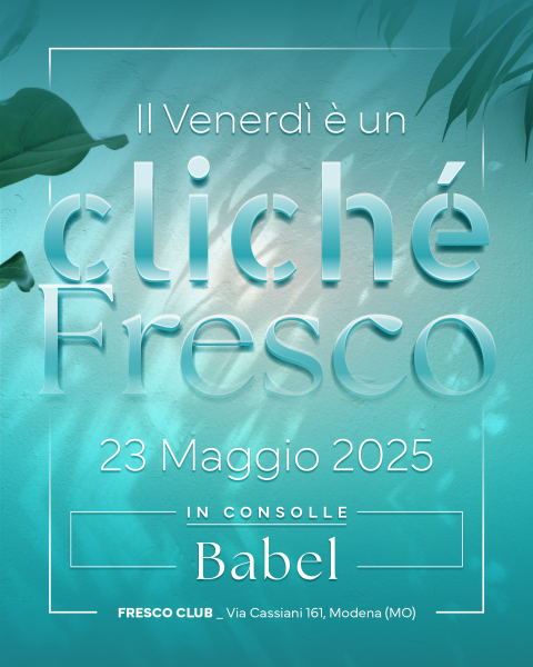 Il Venerdì è un Cliché