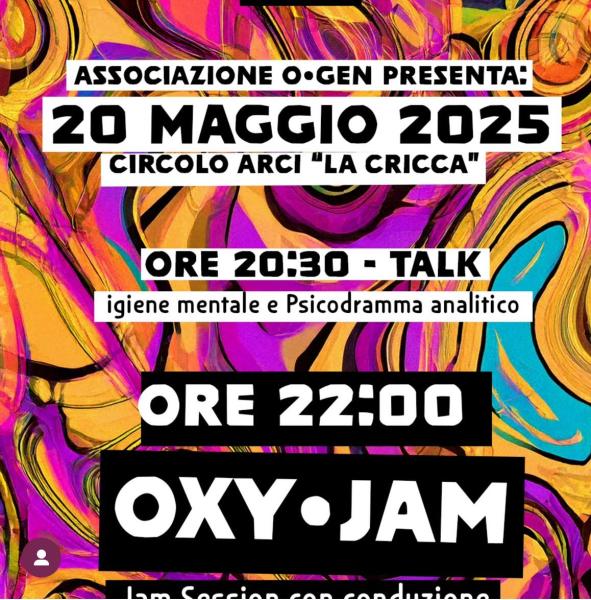 Talk + Jam session - TALK: “Benessere Mentale e Psicodramma Analitico”