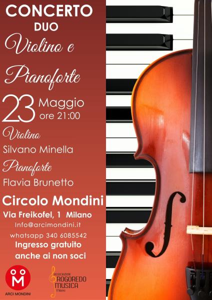 CONCERTO DUO VIOLINO E PIANOFORTE
