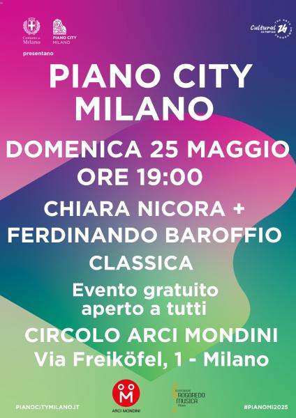 PIANO CITY MILANO - CHIARA NICORA + FERDINANDO BAROFFIO