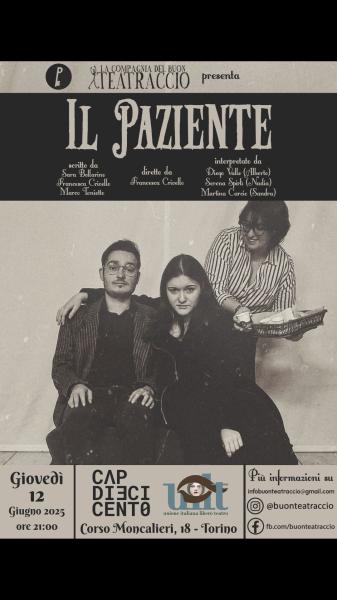 Il Paziente: spettacolo teatrale