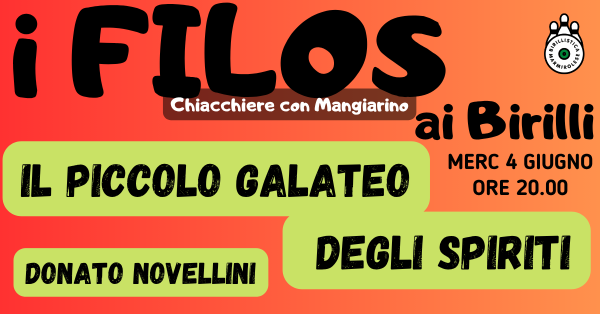 I FILOS - IL PICCOLO GALATEO DEGLI SPIRITI - DONATO NOVELLINI