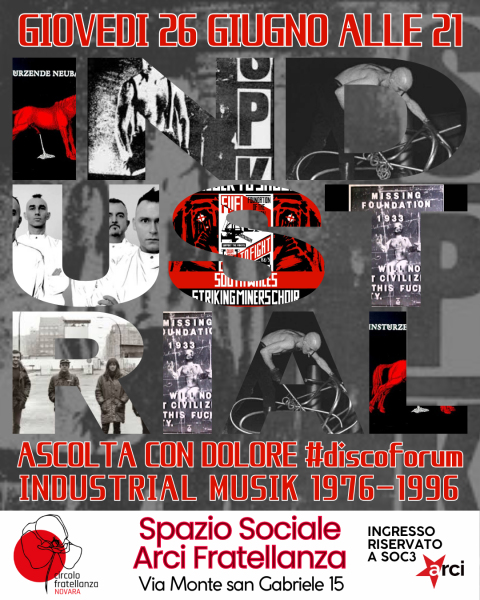 Ascolta Con Dolore. Industrial Musik 1976-1996 #discoforum