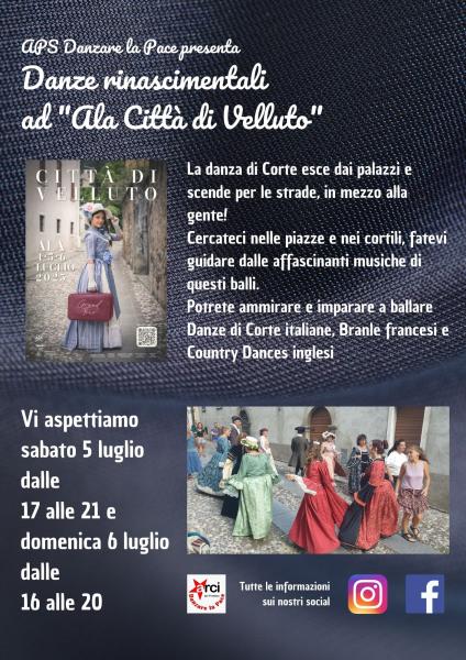 Danze rinascimentali ad "Ala Città di Velluto"