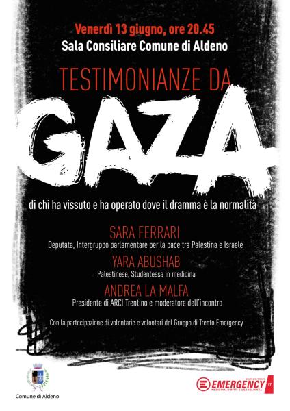 Testimonianze da Gaza