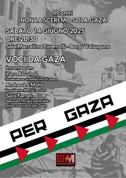 Non lasceremo sola Gaza
