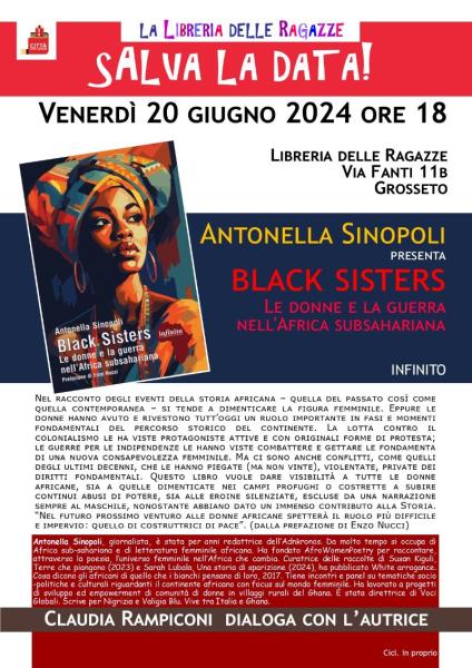Antonella Sinopoli: Black Sisters. Le donne e la guerra nell'Africa subsahariana.