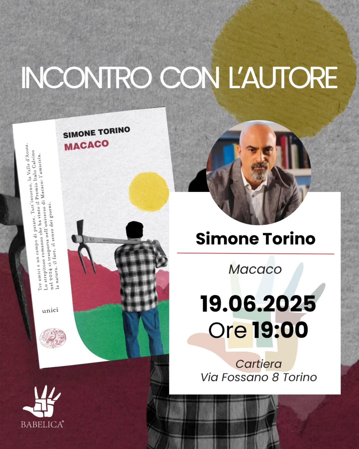 Incontro con l'autore - Simone Torino