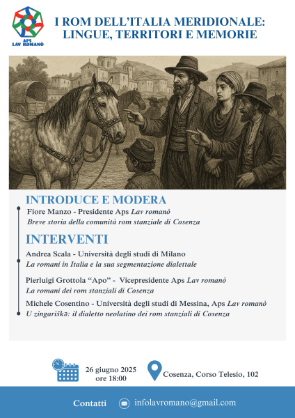 I Rom dell’Italia Meridionale: lingue, territori e memorie