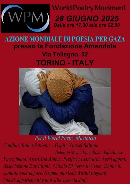 Azione Mondiale di Poesia per Gaza