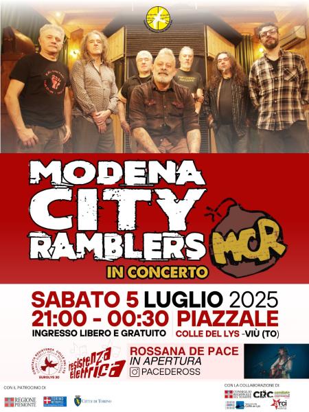 Modena City Ramblers in concerto al Colle del Lys! (ingresso gratuito)