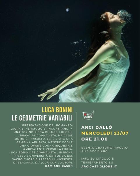 📖 Le Geometrie Variabili.  Presentazione del romanzo di Luca Bonini