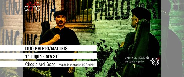 Duo Prieto/Matteis, spettacolo di musica, poesia e immagini