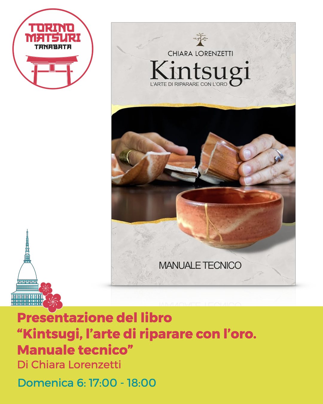 Presentazione del libro "Kintsugi, l'arte di riparare con l'oro. Manuale tecnico" di Chiara Lorenzetti